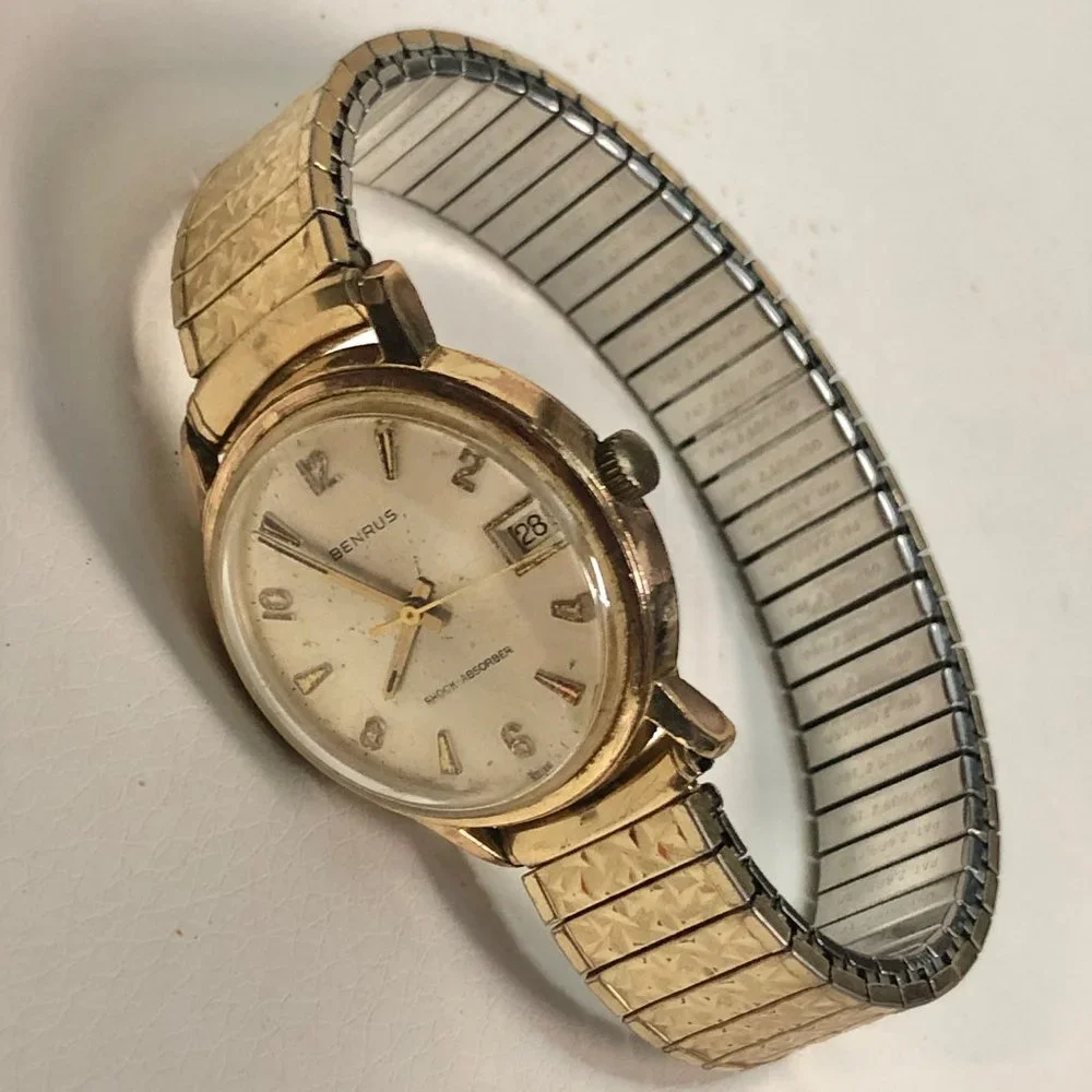 Benrus Vintage Men's Date Watch